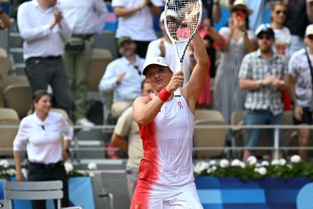 Tennis: Swiatek sichert sich Bronze