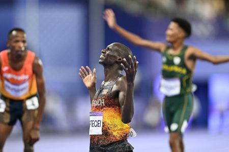 10.000 m: Cheptegei holt Gold für Uganda