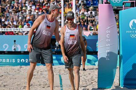 Beachvolleyball: Ehlers/Wickler holen Gruppensieg