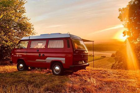 Microcamping Sonnenuntergang 