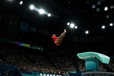 Fulminante Flugshow zu Gold: Biles-Festspiele gehen weiter