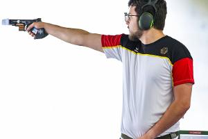 Schießen: Peter im Finale mit der Schnellfeuerpistole