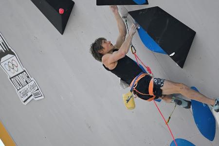 Mit verändertem Wettbewerb: Kletterer mit Olympia-Auftakt