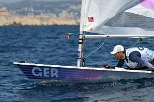 Schwache Winde bremsen Dinghy-Segler Buhl aus