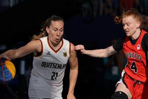 Vor Nowitzkis Augen: 3x3-Frauen haben Medaille sicher