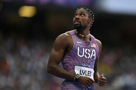 200 m: Champion Lyles locker im Halbfinale