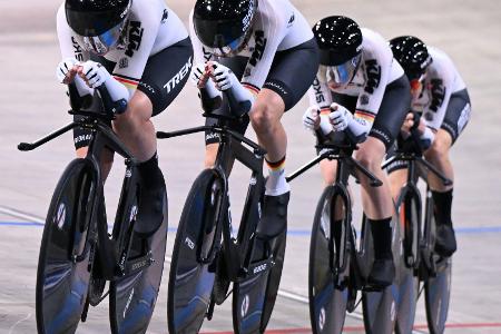 Bahnrad: Keine Goldchance für Frauen-Vierer