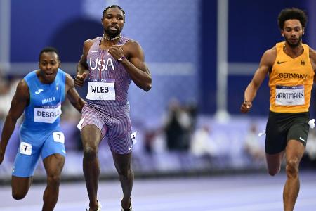 200 m: Lyles locker ins Olympia-Finale - Hartmann raus