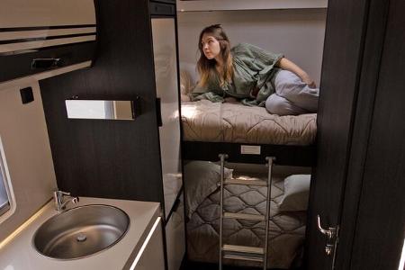 Etagenbett, Heckbett, Matratze, Schlafplatz