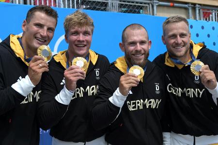 Nach Goldfahrt: K4-Olympiasieger plötzlich Konkurrenten