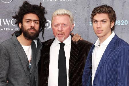 Boris Becker im Portugal-Urlaub mit seinen Söhnen