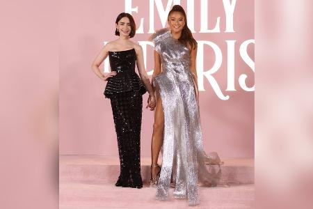 Lily Collins & Ashley Park: 