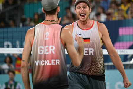 Beachvolleyball-EM: Vier DVV-Kombinationen im Achtelfinale