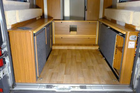 Wohnmobil Stauraum Filzverkleidung