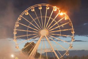 Highfield-Festival in Leipzig: Verletzte bei Brand im Riesenrad