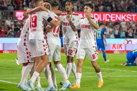 Im dritten Anlauf: Absteiger Köln stürmt zum ersten Sieg