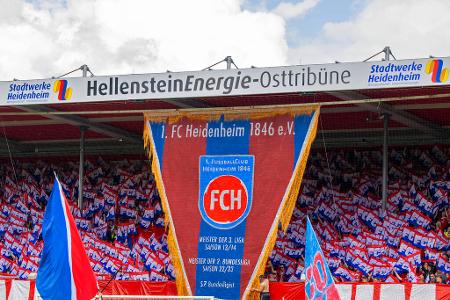 Platz 16: 1. FC Heidenheim: 38,2 Millionen Euro - 2023/24: 36,1 Millionen Euro (+2,1)