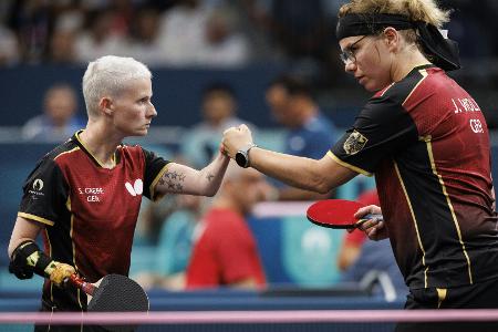 Tischtennis: Grebe und Wolf spielen um Doppel-Gold