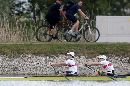 Rudern: Zweier holt Bronze - Drama um deutschen Vierer