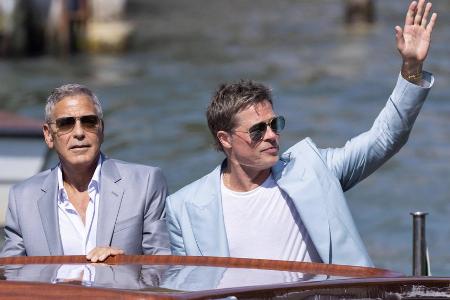 Brad Pitt und George Clooney machen Venedig unsicher