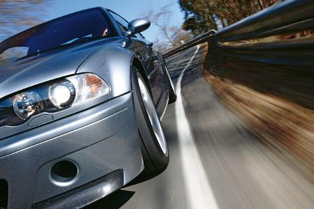 BMW M3 CSL, Frontansicht, Seitenlinie