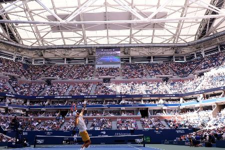 Feueralarm: Spiele bei US Open für sechs Minuten unterbrochen