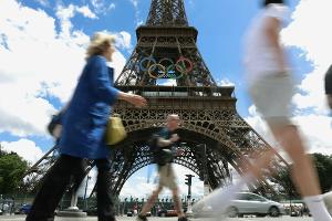 Hidalgo: Olympische Ringe bis 2028 am Eiffelturm