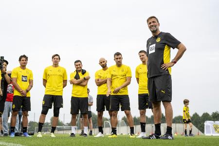 Klopp wieder in BVB-Farben: Abschlusstraining in Dortmund