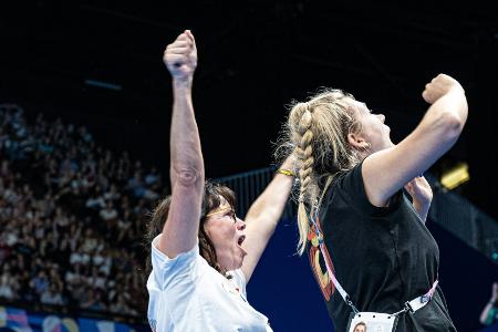 Die Schwimmer räumen ab: 