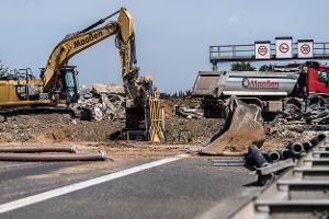 Autobahn Baustelle