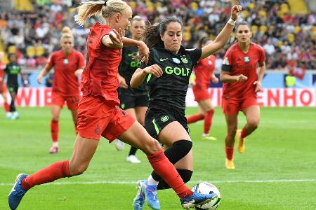 Frauen-Bundesliga: Wolfsburg gegen Bayern am Samstagabend