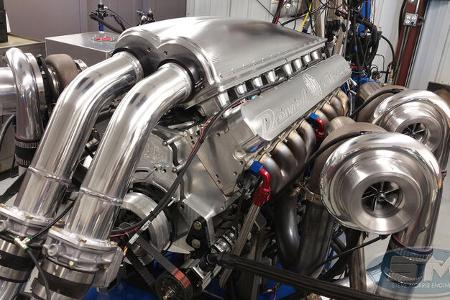 Steve Morris Engines Devel V16 Quad Turbo Motor