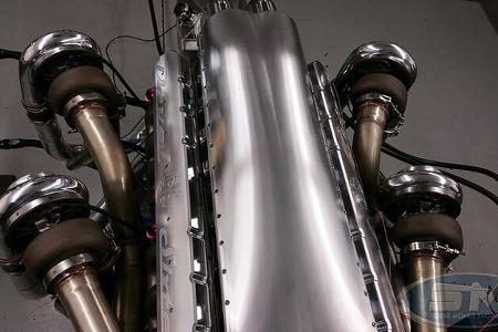 Steve Morris Engines Devel V16 Quad Turbo Motor