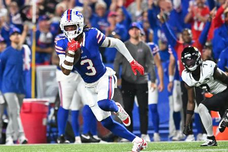 Bills überrennen Jaguars: Hamlin mit emotionalem Höhepunkt