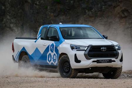  Toyota Hilux mit Wasserstoff-Brennstoffzelle