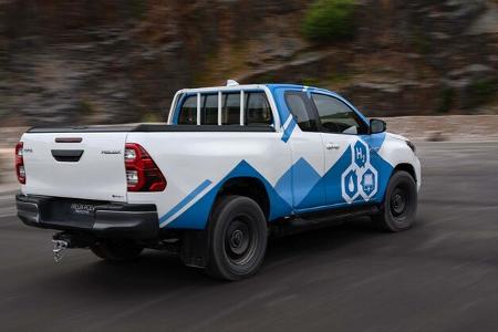  Toyota Hilux mit Wasserstoff-Brennstoffzelle