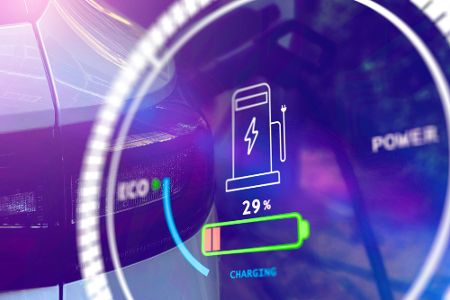 E-Auto Batterieanzeige