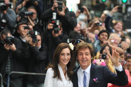 Das Standesamt an der Marylebone Road ist ein Paparazzi-Hotspot.