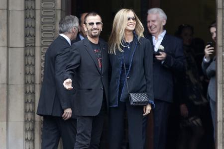 Ringo Starr und Barbara Bach hatten hier bereits 1981 geheiratet, und...