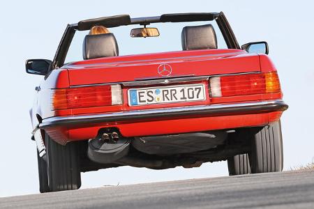 Mercedes-Benz 300 SL, Heckansicht