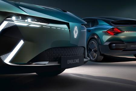 Renault Emblème Wasserstoff Elektro Brennstoffzelle Hybrid Concept