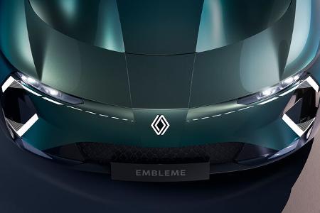 Renault Emblème Wasserstoff Elektro Brennstoffzelle Hybrid Concept