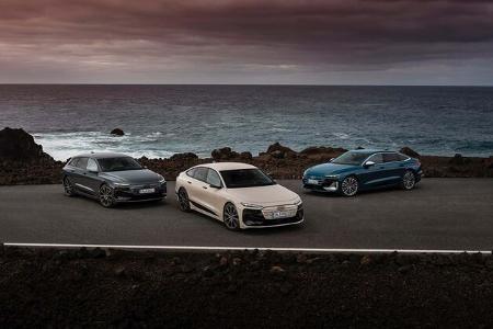 Audi A6 e-tron als Avant und Sportback auf der Premium Platform Electric (PPE).