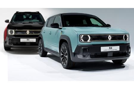 SPERRFRIST 14.10.24 9.30 Uhr Renault 4 E-Tech Electritc Neuvorstellung Studio