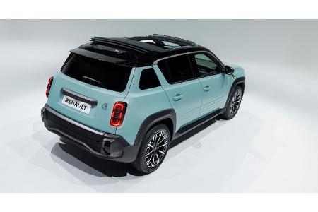 SPERRFRIST 14.10.24 9.30 Uhr Renault 4 E-Tech Electritc Neuvorstellung Studio