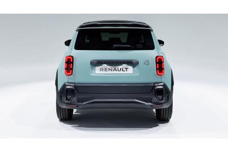 SPERRFRIST 14.10.24 9.30 Uhr Renault 4 E-Tech Electritc Neuvorstellung Studio