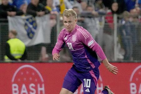 Jonathan Burkhardt (ab 82.) - ohne Bewertung - Lauerte in den letzten Minuten auf die Gelegenheit zum Kontern. Die letzten DFB-Angriffen verliefen aber zu chaotisch. Kam deshalb zu keiner echten Chance mehr.