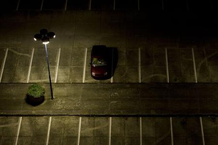 Parkplatz Dunkelheit Nacht Diebstahl