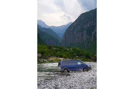 Albanien mit dem Campingbus Van f