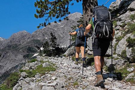 Albanien mit dem Campingbus Wanderung f